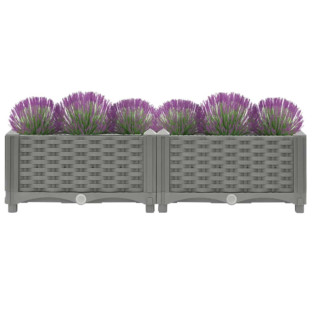 Ζαρντινιέρα 80 x 40 x 23 εκ. από Πολυπροπυλένιο - PAKOBAZAAR