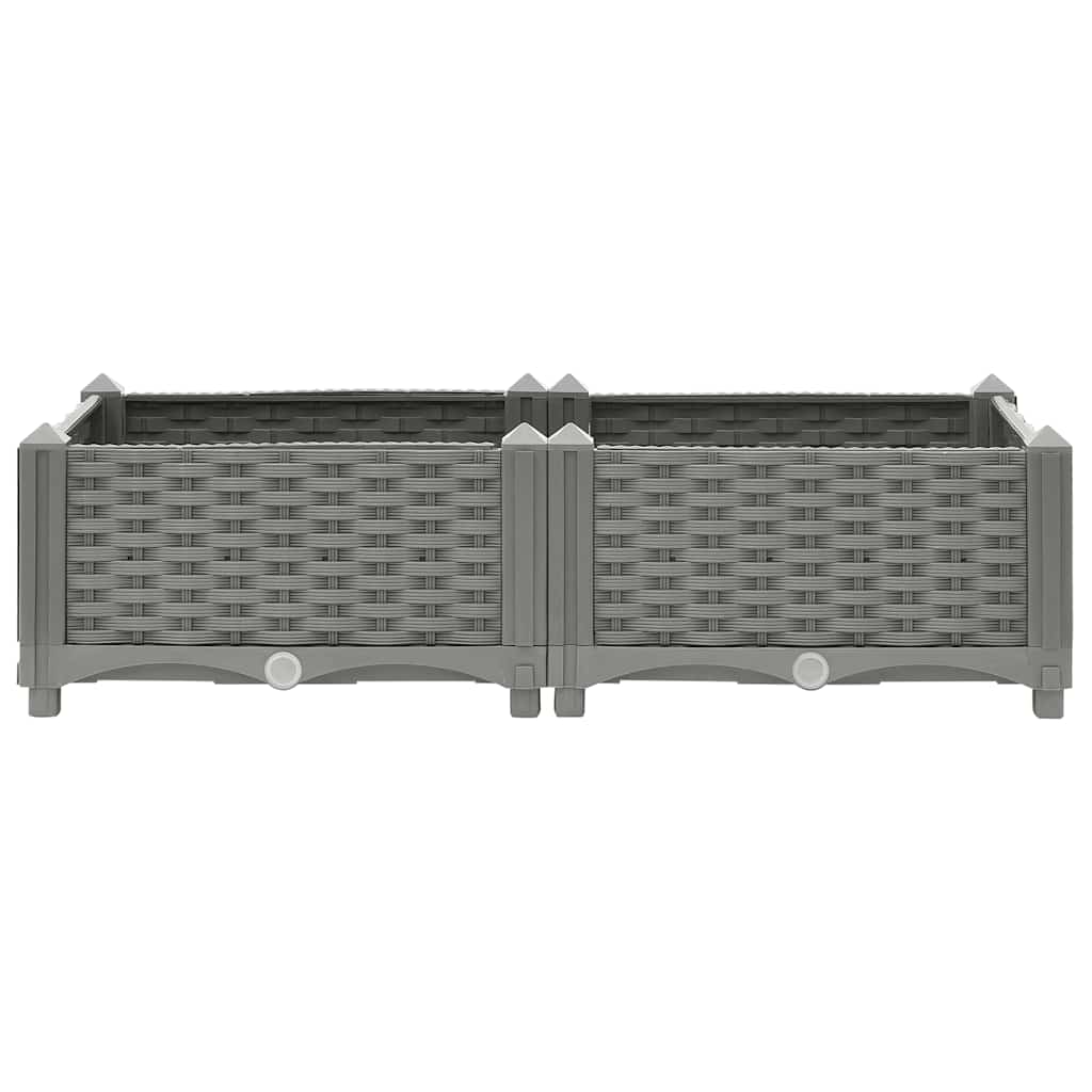 Ζαρντινιέρα 80 x 40 x 23 εκ. από Πολυπροπυλένιο - PAKOBAZAAR