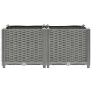 Ζαρντινιέρα 80 x 40 x 38 εκ. από Πολυπροπυλένιο - PAKOBAZAAR