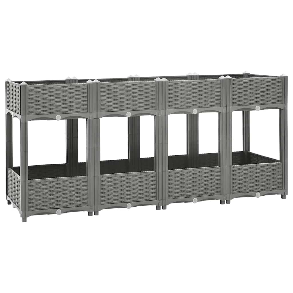 Ζαρντινιέρα 160 x 40 x 71 εκ. από Πολυπροπυλένιο - PAKOBAZAAR