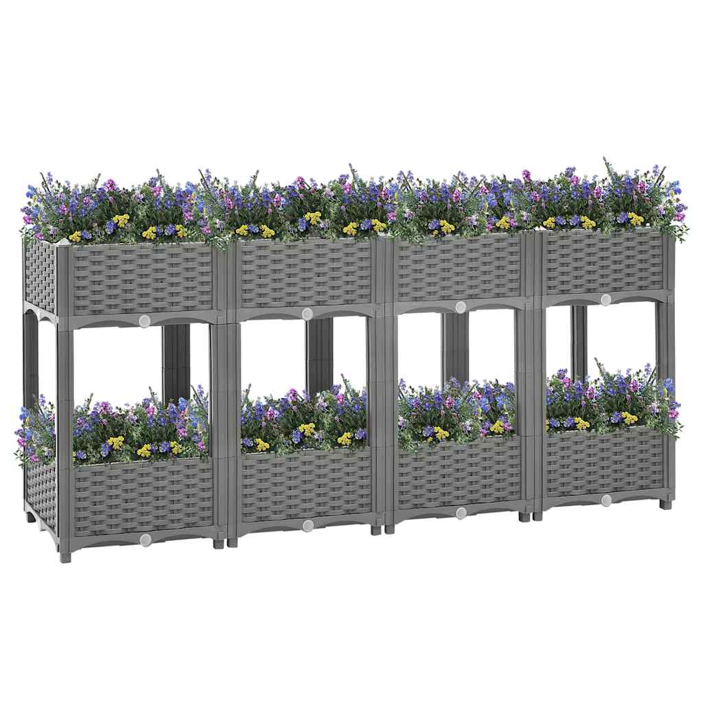 Ζαρντινιέρα 160 x 40 x 71 εκ. από Πολυπροπυλένιο - PAKOBAZAAR