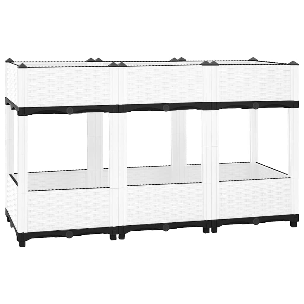 Ζαρντινιέρα 120 x 40 x 71 εκ. από Πολυπροπυλένιο - PAKOBAZAAR