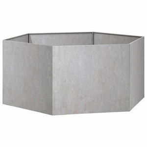 Ζαρντινιέρα Σκουρ. 90 x 90 x 45 εκ. Ατσάλι Σκληρυθέν στον Αέρα - Pakobazaar