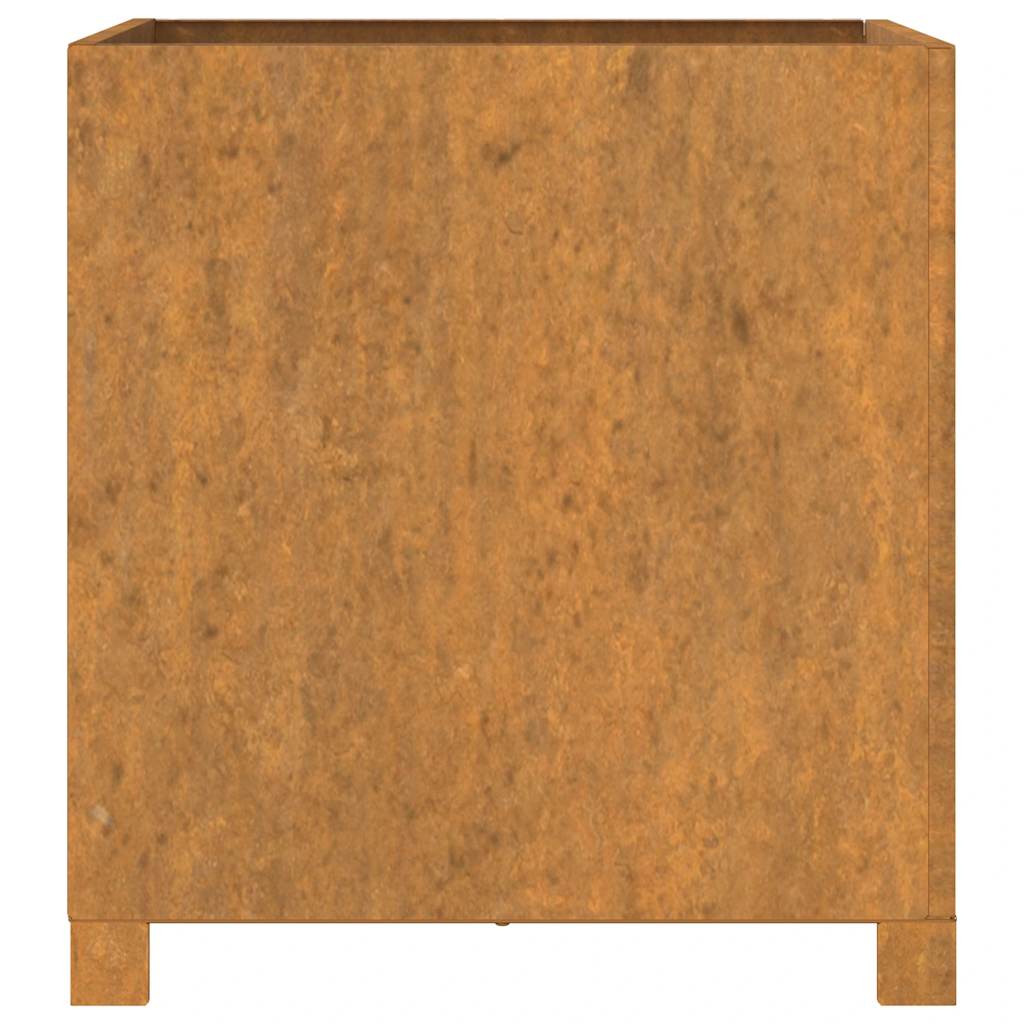 Ζαρντινιέρα Πόδια Σκουρ. 50x50x50εκ Ατσάλι Σκληρυθέν στον Αέρα