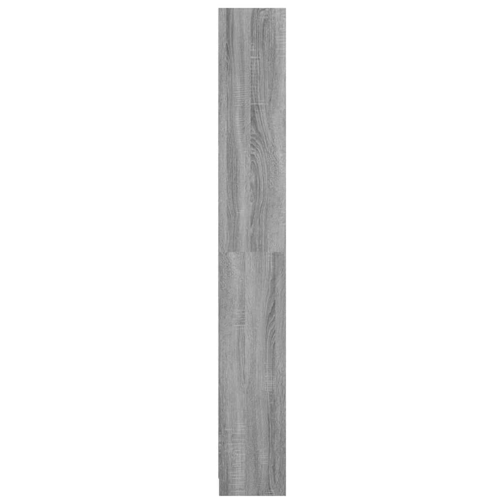 Βιβλιοθήκη με 5 Ράφια Γκρι Sonoma 40x24x175 εκ. Επεξεργ. Ξύλο