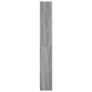 Βιβλιοθήκη με 5 Ράφια Γκρι Sonoma 40x24x175 εκ. Επεξεργ. Ξύλο
