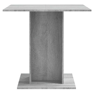 Τραπεζαρία Γκρι Sonoma 80x80x75 εκ. από Επεξεργασμένο Ξύλο