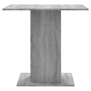 Τραπεζαρία Γκρι Sonoma 80x80x75 εκ. από Επεξεργασμένο Ξύλο