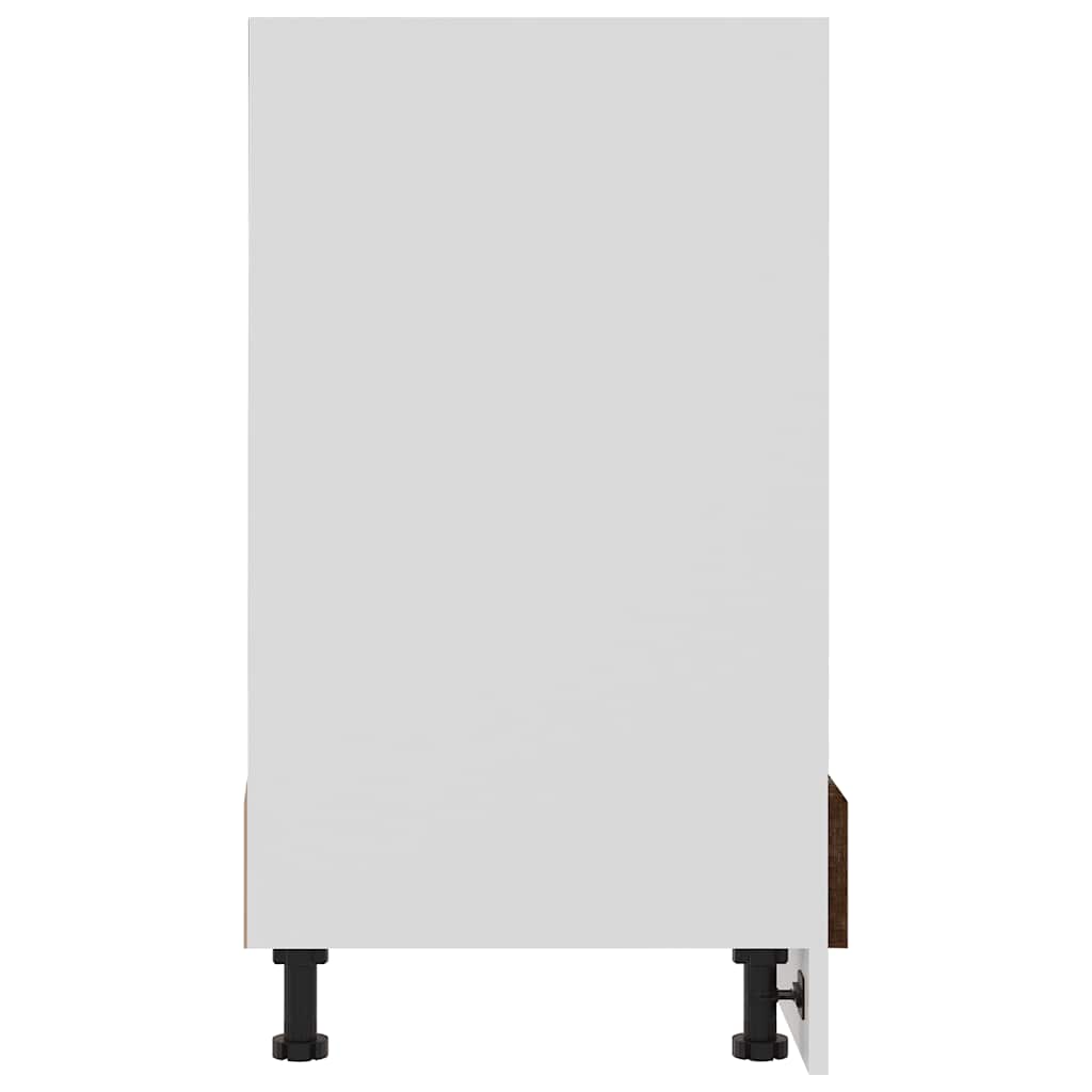 Ντουλάπι Φούρνου "Riga" Καπνιστή Δρυς 60x46x81,5 εκ. από Τεχνητό Ξύλο