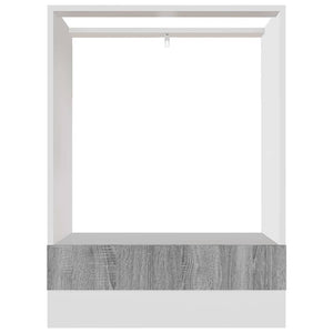 Ντουλάπι Φούρνου "Riga" Γκρι Sonoma 60x46x81,5 εκ. από Τεχνητό Ξύλο