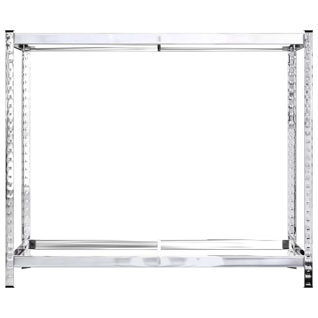 Ραφιέρες Ελαστικών 2 Επιπέδων 3 τεμ. Ασημί 110x40x110 εκ Ατσάλι - Pakobazaar
