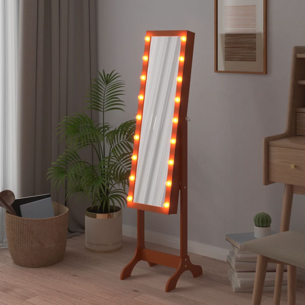 Καθρέφτης Επιδαπέδιος με LED 34 x 37 x 146 εκ.