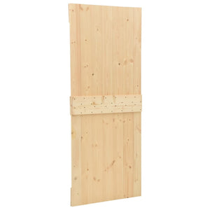 Πόρτα NARVIK Φυσικό 80 x 210 cm Συμπαγές Ξύλο Πεύκου - Pakobazaar