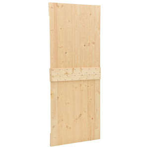 Πόρτα NARVIK Φυσικό 100 x 210 cm Συμπαγές Ξύλο Πεύκου - Pakobazaar