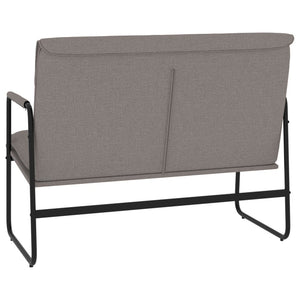 Πάγκος Taupe 100 x 64 x 80 εκ. Υφασμάτινος