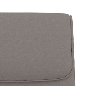 Πάγκος Taupe 100 x 64 x 80 εκ. Υφασμάτινος