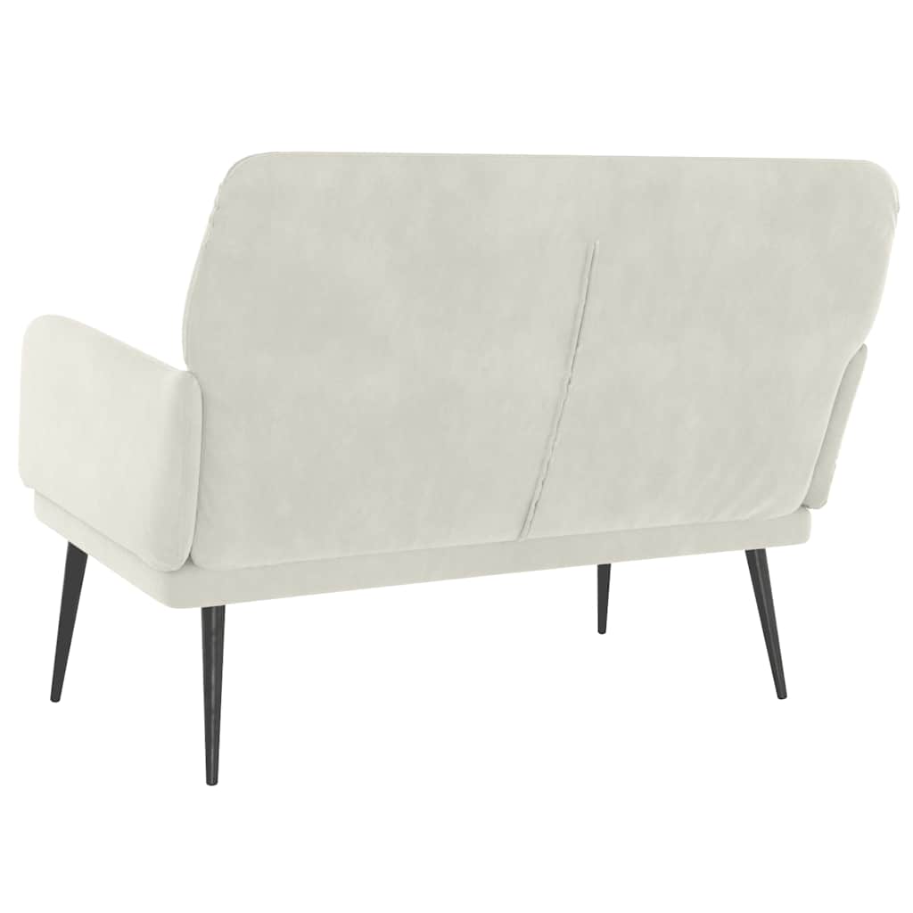 Πάγκος Κρεμ 108x79x79 εκ. Βελούδινος