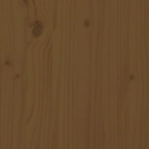 Ζαρντινιέρα με Ράφι Μελί 82,5x34,5x81 εκ. από Μασίφ Ξύλο Πεύκου