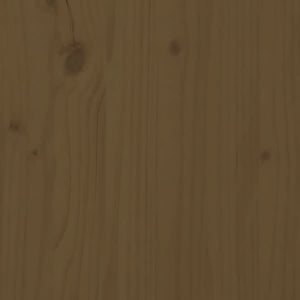 Κομποστοποιητής Μελί Καφέ 63,5x63,5x77,5 εκ. Μασίφ Ξύλο Πεύκου