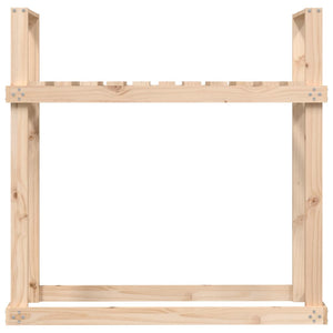 Ραφιέρα Καυσόξυλων 110 x 35 x 108,5 εκ. από Μασίφ Ξύλο Πεύκου