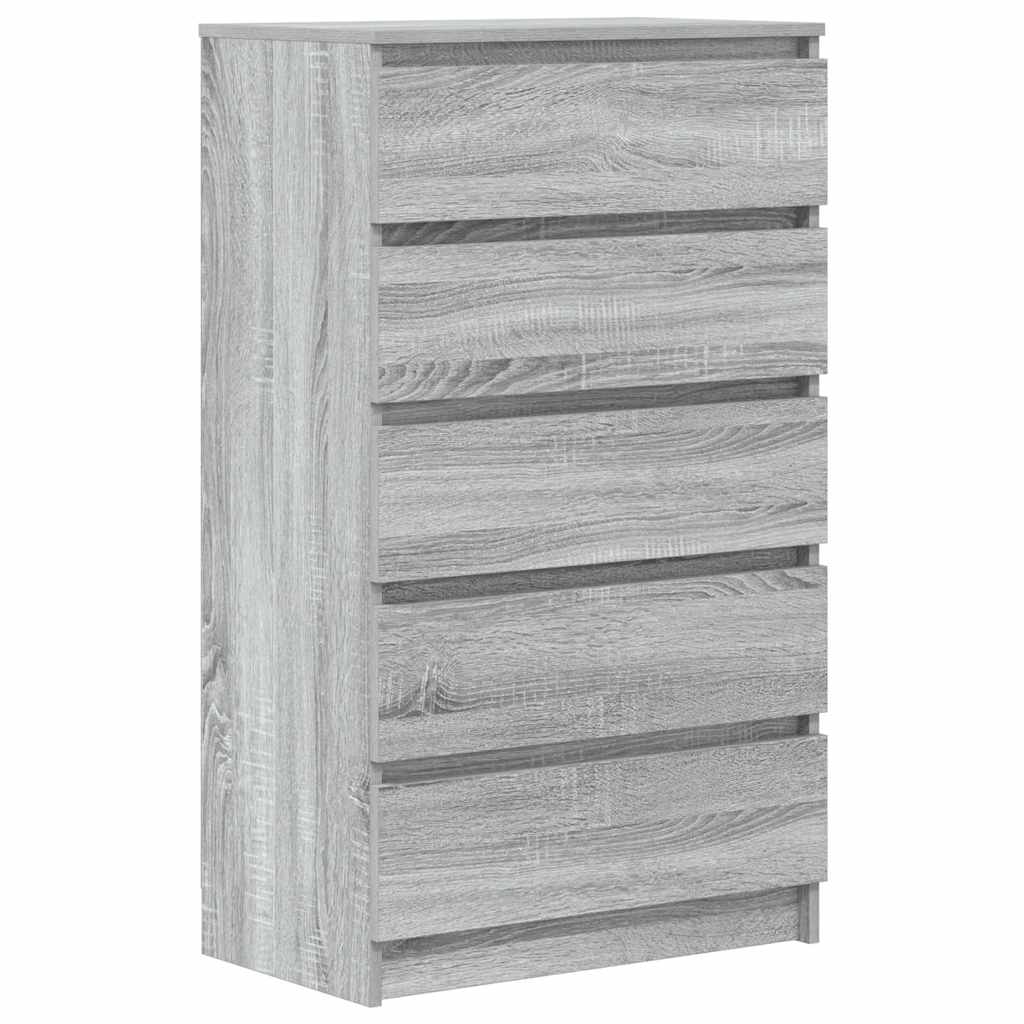 Συρταριέρα Γκρι Sonoma 60x36x103 εκ. από Επεξεργασμένο Ξύλο