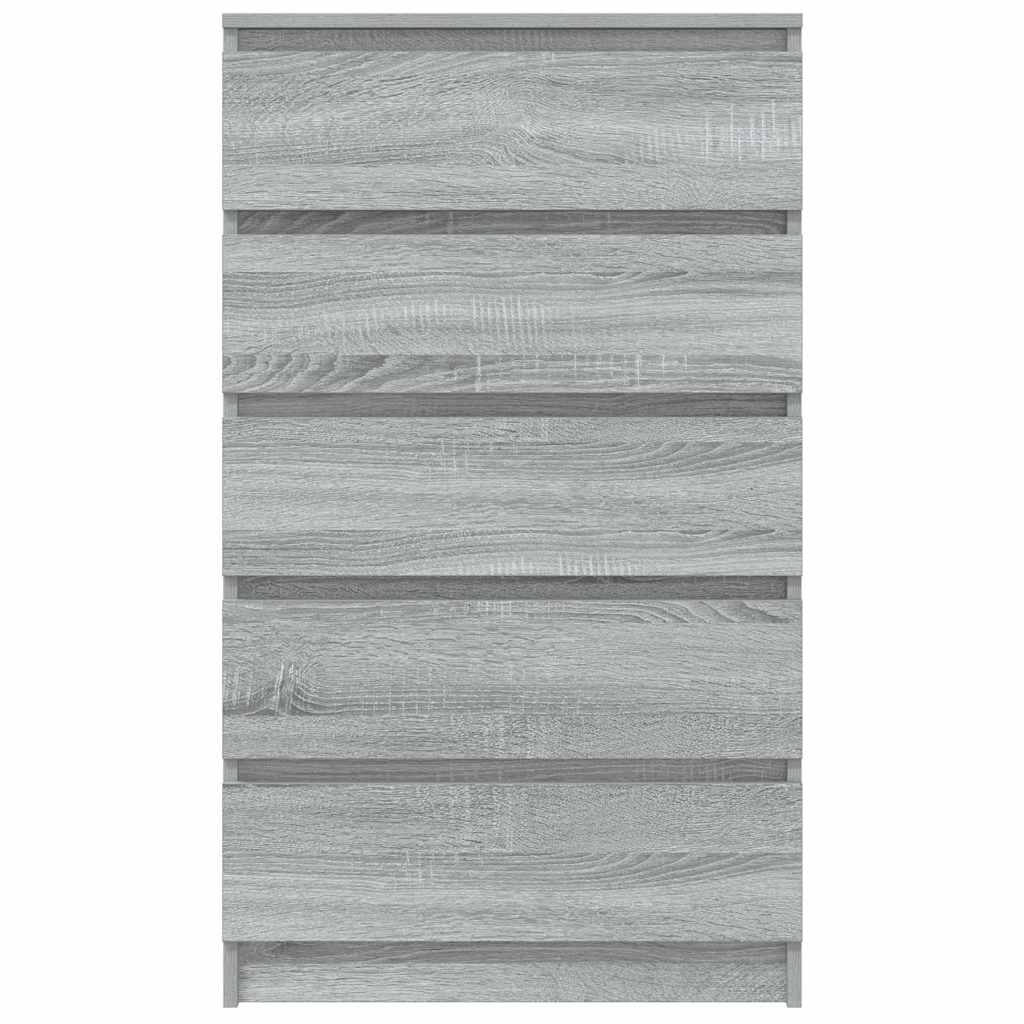 Συρταριέρα Γκρι Sonoma 60x36x103 εκ. από Επεξεργασμένο Ξύλο
