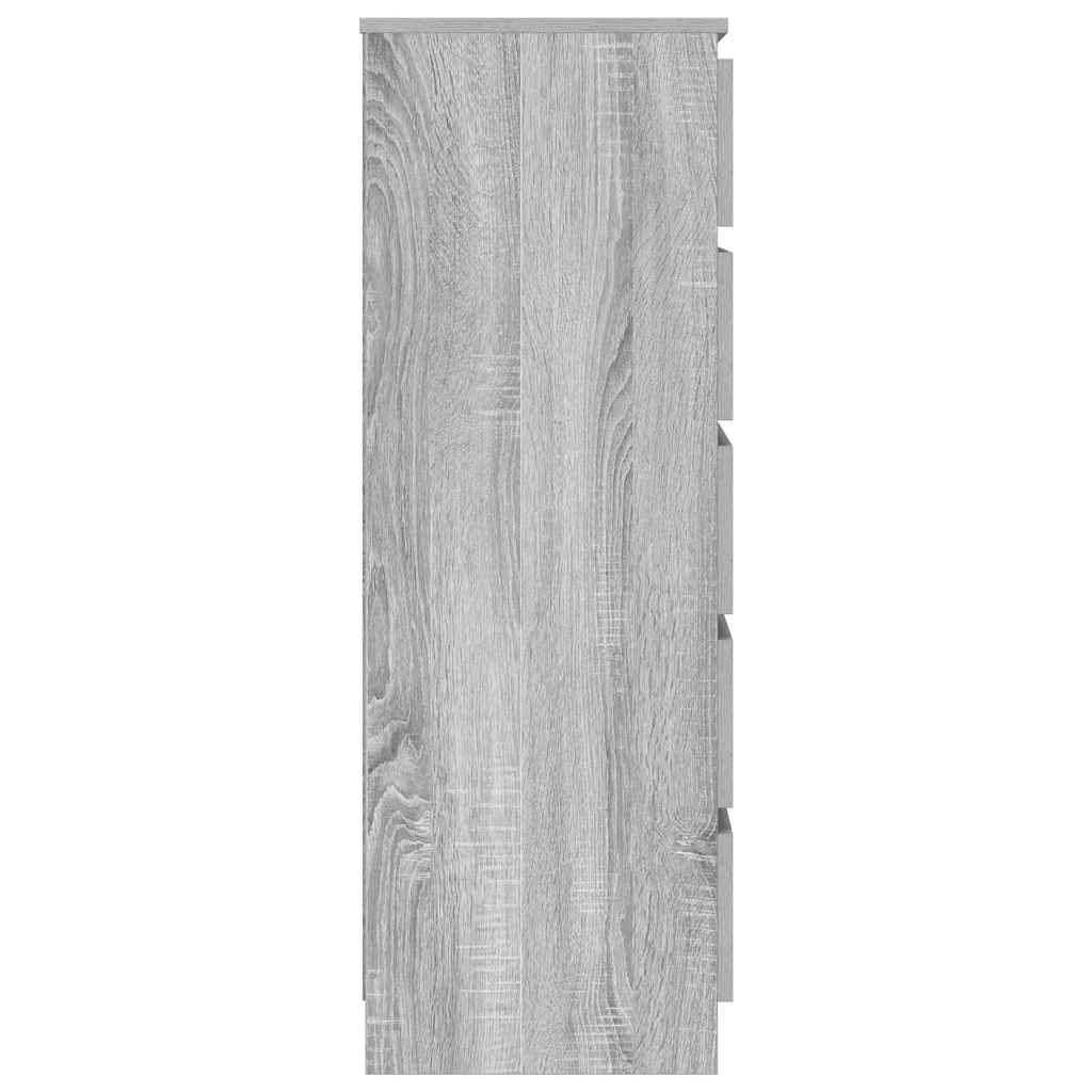 Συρταριέρα Γκρι Sonoma 60x36x103 εκ. από Επεξεργασμένο Ξύλο