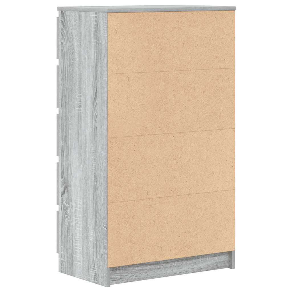 Συρταριέρα Γκρι Sonoma 60x36x103 εκ. από Επεξεργασμένο Ξύλο