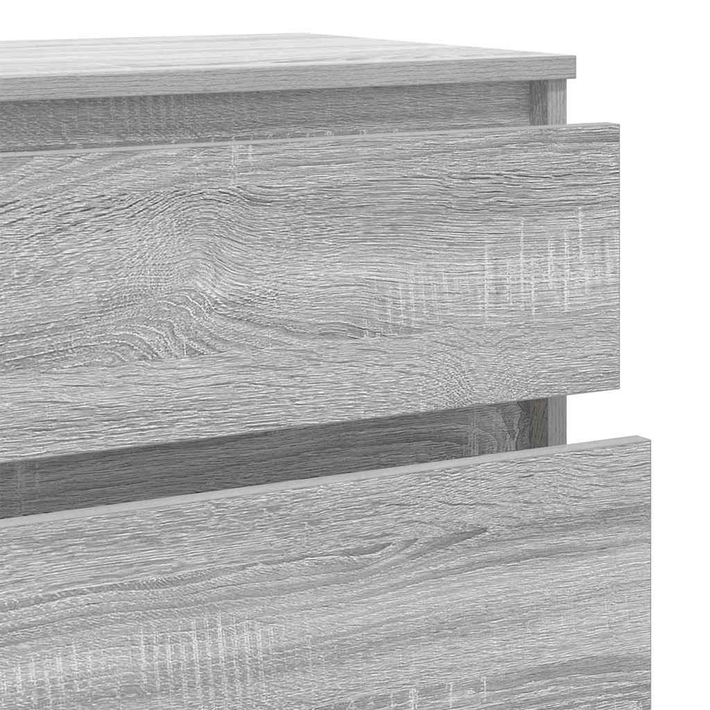 Συρταριέρα Γκρι Sonoma 60x36x103 εκ. από Επεξεργασμένο Ξύλο
