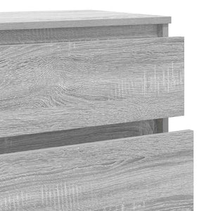 Συρταριέρα Γκρι Sonoma 60x36x103 εκ. από Επεξεργασμένο Ξύλο