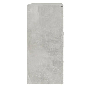 Ντουλάπι Γκρι Σκυροδέματος 91x29,5x65 εκ. Επεξεργασμένο Ξύλο