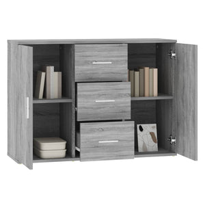 Ντουλάπι Γκρι Sonoma 91 x 29,5 x 65 εκ. από Επεξεργασμένο Ξύλο - Pakobazaar
