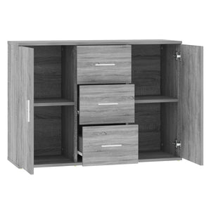 Ντουλάπι Γκρι Sonoma 91 x 29,5 x 65 εκ. από Επεξεργασμένο Ξύλο - Pakobazaar