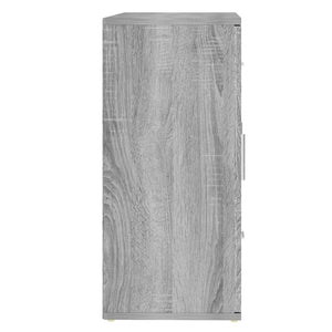 Ντουλάπι Γκρι Sonoma 91 x 29,5 x 65 εκ. από Επεξεργασμένο Ξύλο - Pakobazaar