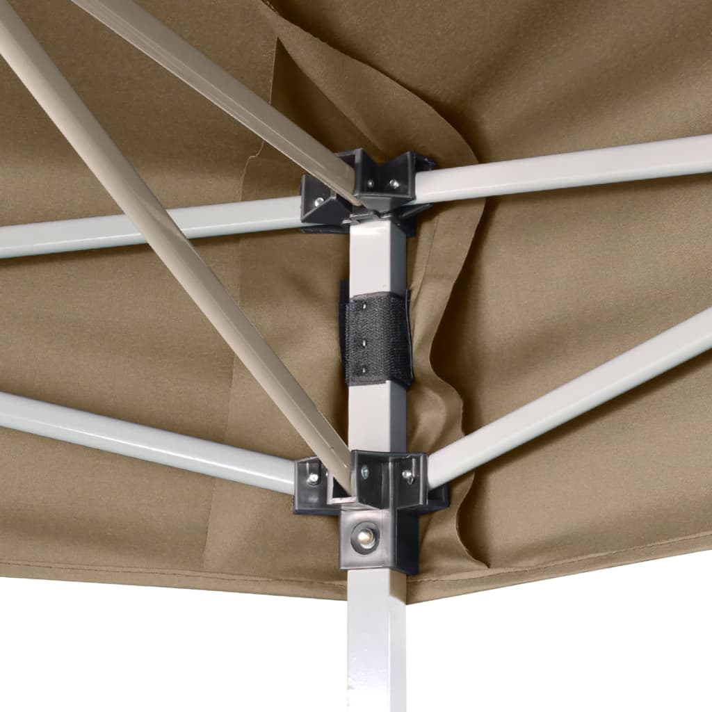 Εξαγωνική Πτυσσόμενη Τέντα 3,6 x 3,1 μ. Taupe 220 γρ/μ²