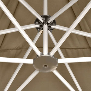 Εξαγωνική Πτυσσόμενη Τέντα 3,6 x 3,1 μ. Taupe 220 γρ/μ²