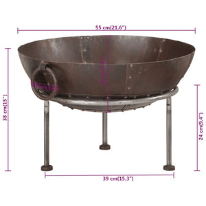 Εστία Φωτιάς 55x55x38 εκ. Σίδερο - Pakobazaar