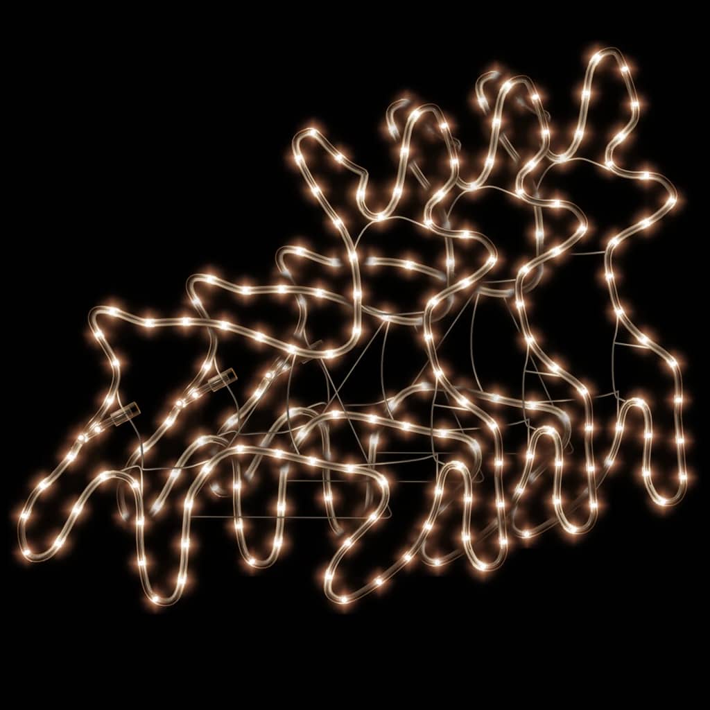 Χριστουγενν. Φιγούρα Τάρανδος 72 LED Θερμό Λευκό 57x55x4,5 εκ.