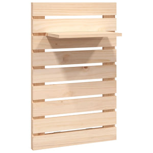 Ράφια Κομοδίνου Επιτοίχια 2 τεμ. από Μασίφ Ξύλο Πεύκου