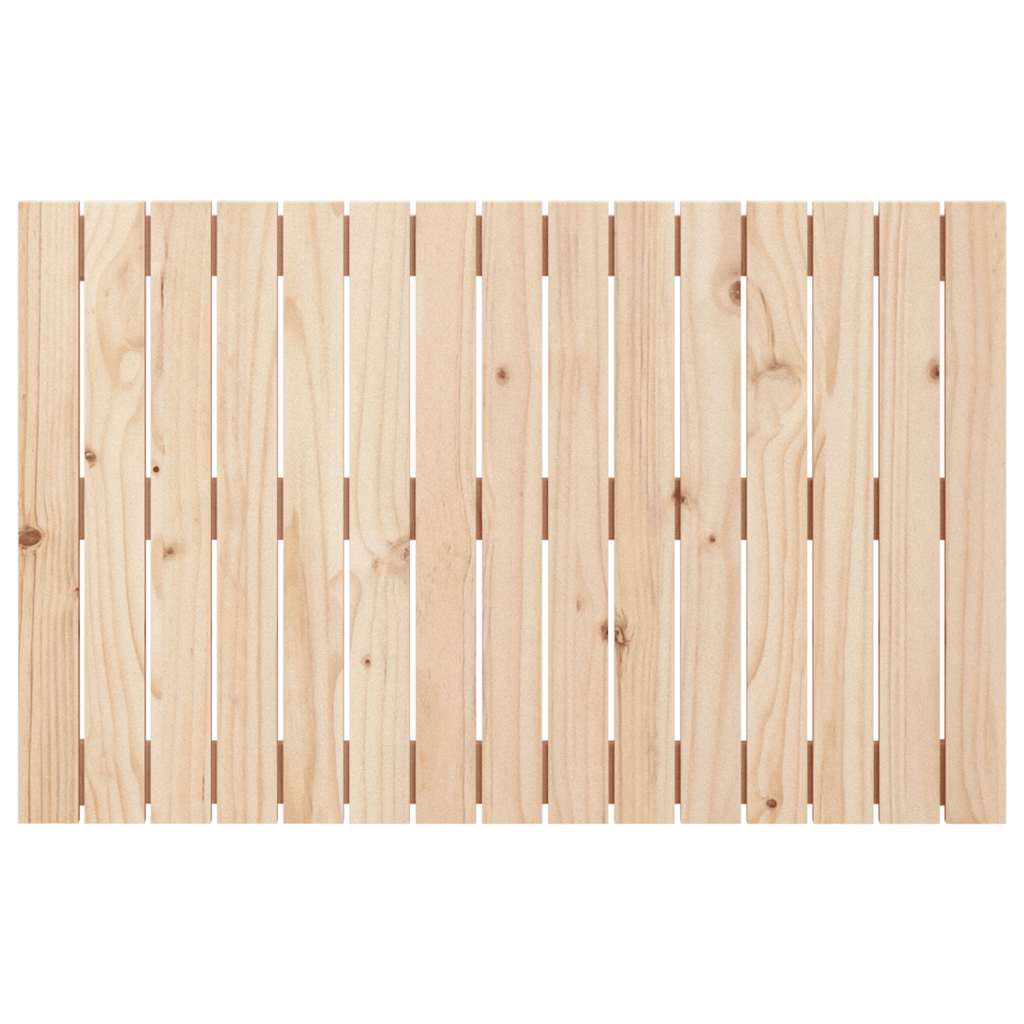 Κεφαλάρι Τοίχου 95,5x3x60 εκ. από Μασίφ Ξύλο Πεύκου