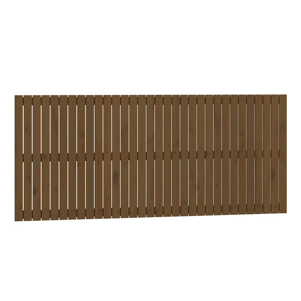 Κεφαλάρι Τοίχου Μελί 204x3x90 εκ. από Μασίφ Ξύλο Πεύκου