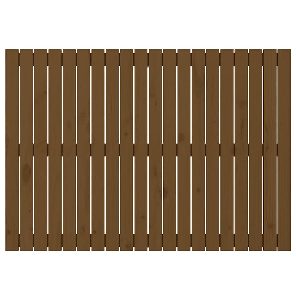 Κεφαλάρι Τοίχου Μελί 127,5x3x90 εκ. από Μασίφ Ξύλο Πεύκου