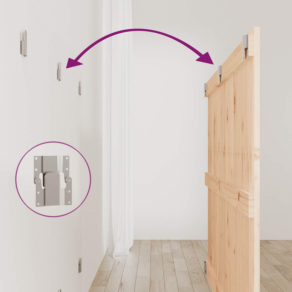 Κεφαλάρι Επιτοίχιο 147x3x90 εκ. από Μασίφ Ξύλο Πεύκου