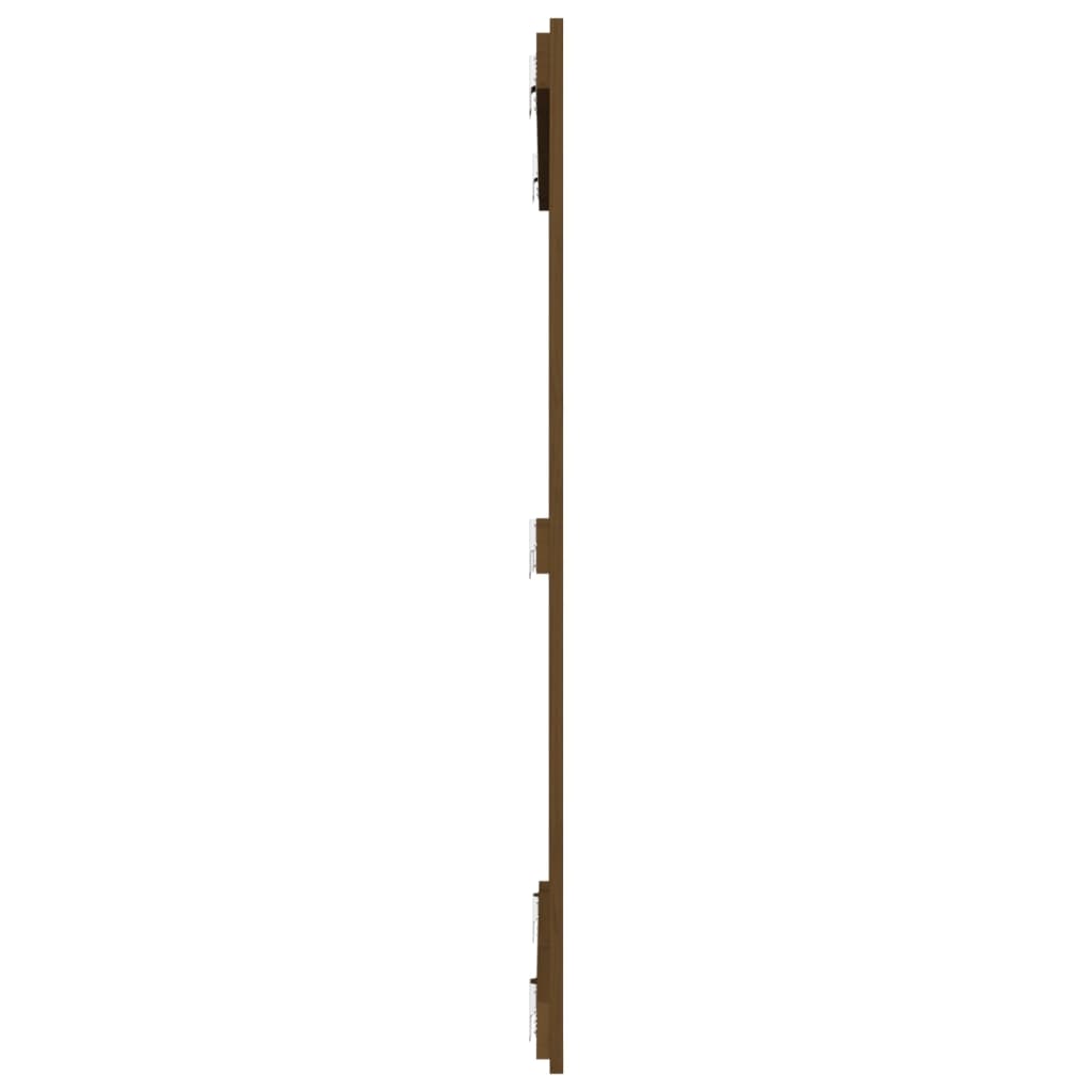 Κεφαλάρι Τοίχου Μελί 108x3x110 εκ. από Μασίφ Ξύλο Πεύκου
