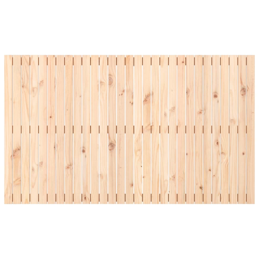 Κεφαλάρι Τοίχου 185x3x110 εκ. από Μασίφ Ξύλο Πεύκου