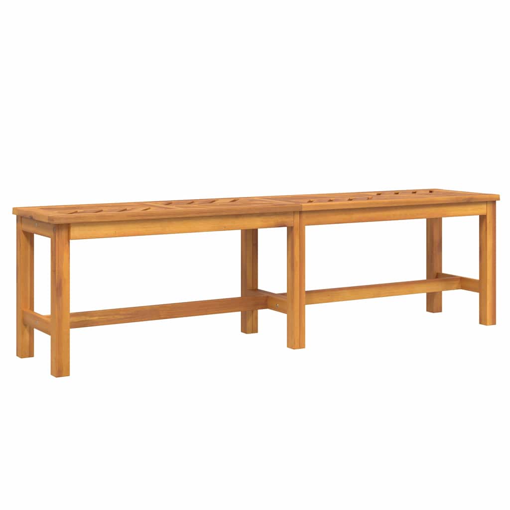 Σέτ φαγητού για κήπο 6 pcs Καφέ Στερεό Ξύλο Ακακίας