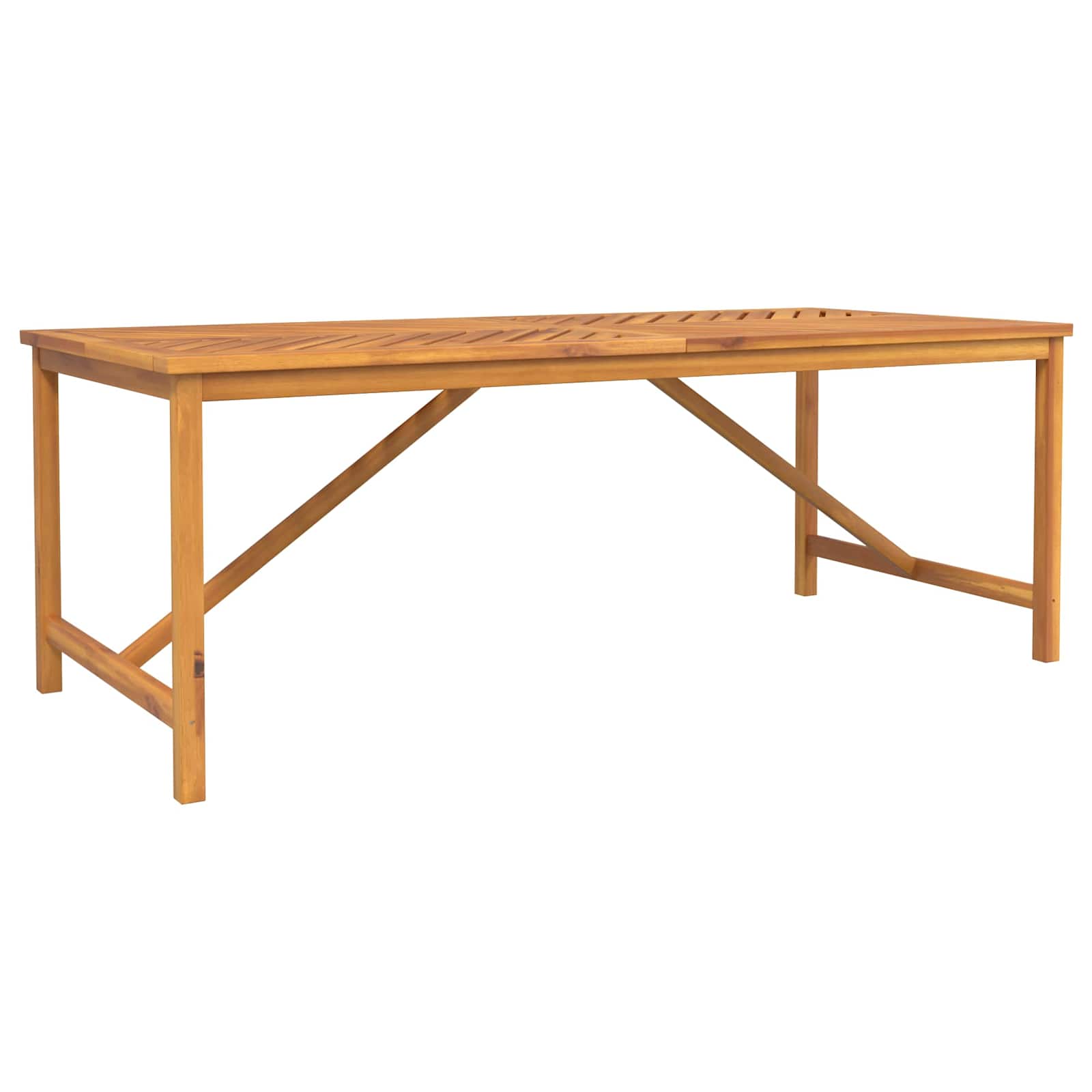 Σέτ φαγητού για κήπο 3 pcs Καφέ Στερεό Ξύλο Ακακίας - Pakobazaar