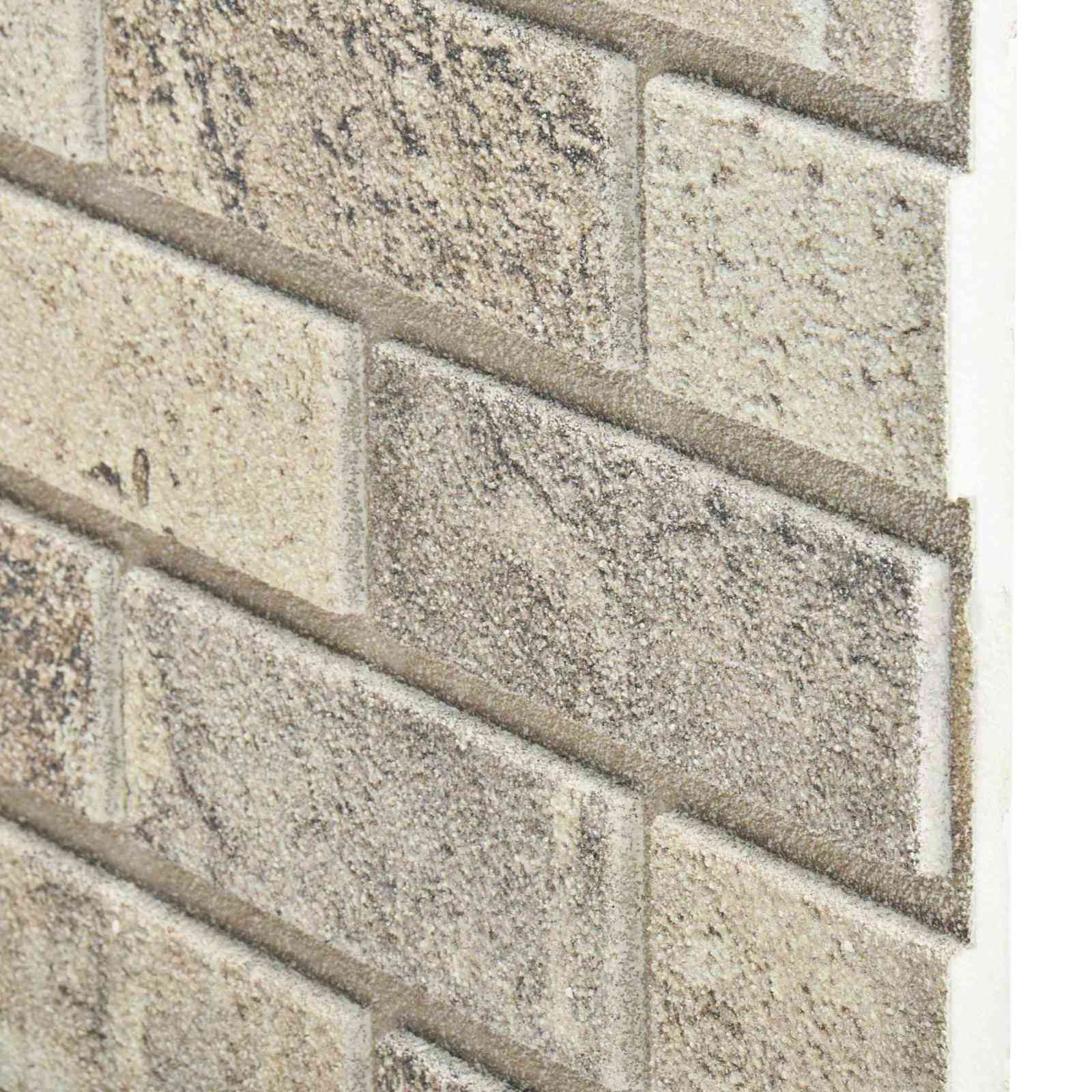 Πάνελ τοίχου 10 pcs Άμμος 100 x 50 cm Αφρός EPS - Pakobazaar