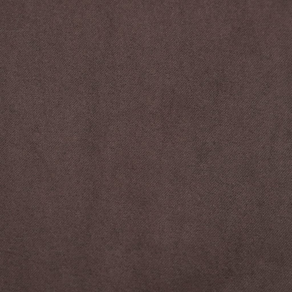 Πολυθρόνα Κουνιστή Καφέ Υφασμάτινη με Σκαμπό