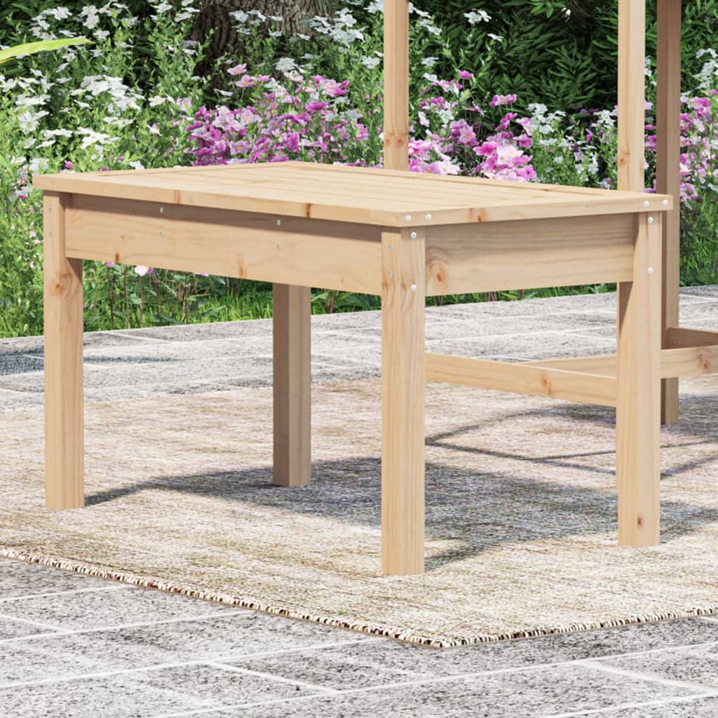 Παγκάκι Κήπου 80x44x45 εκ. από Μασίφ Ξύλο Πεύκου
